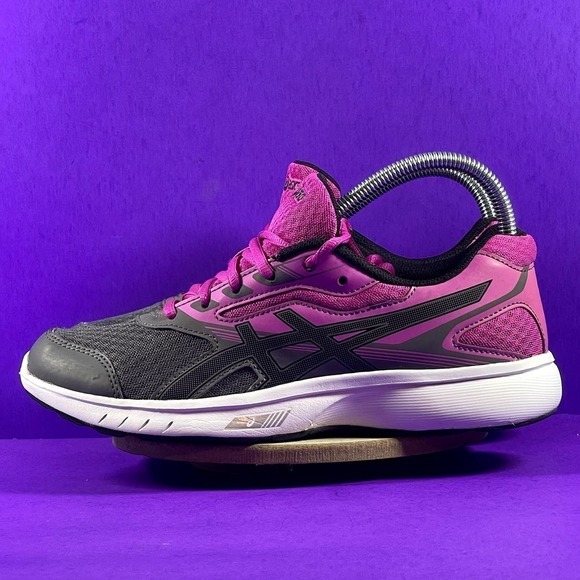 ASICS Women's Gray/Purple Stormer Running Sneakers Shoe Size 7.5 - Picture 3 of 9